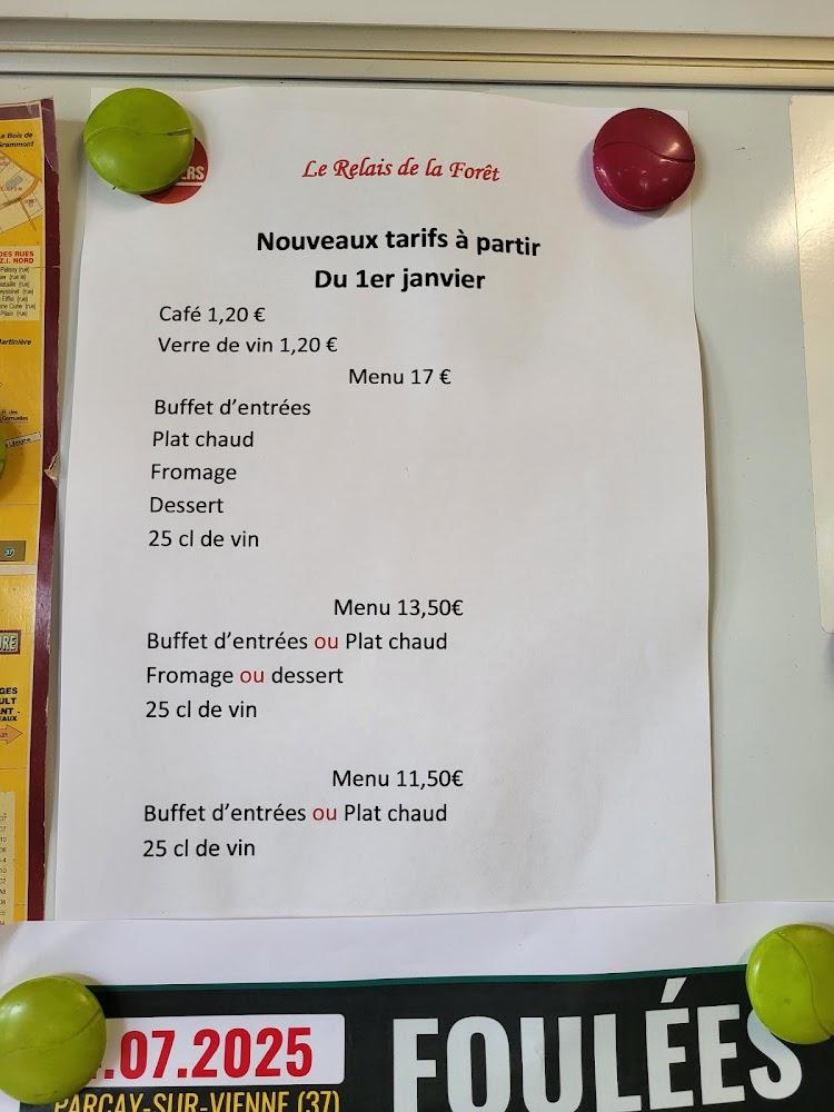Relais De La Forêt - Menu Image 3
